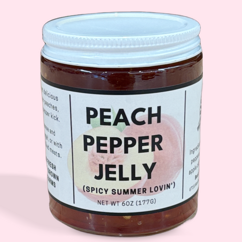 Back Pocket Provisions Peach Pepper Jelly (6oz)