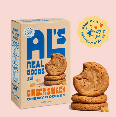 Al's Real Goods Chewy Ginger Smack Cookies