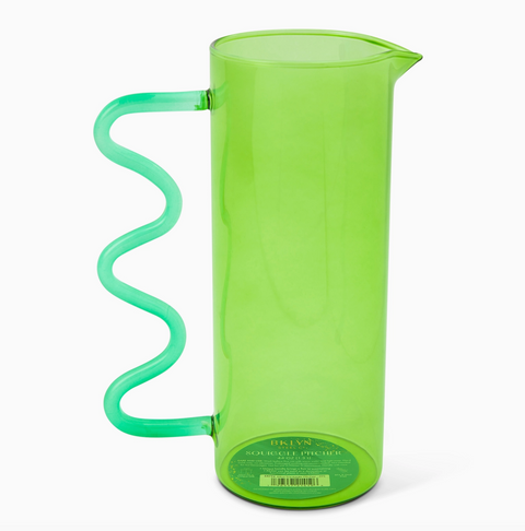 44oz Squiggle Pitcher - Green