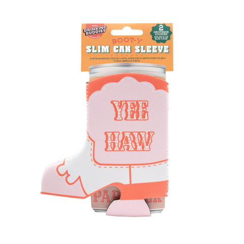 Western Cowboy Boot Slim Drink Koozie