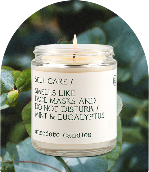 Anecdote Candles Self Care (Mint & Eucalyptus) Glass Jar Candle