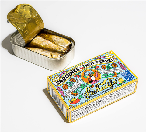 Fishwife Sardines with Hot Pepper