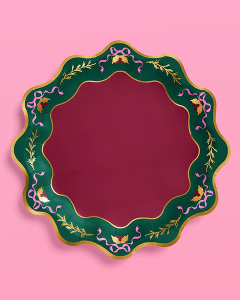 Tis the Season Plate Set - 32 paper plates