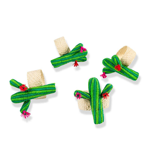 Furbish Raffia Napkin Ring - Cactus