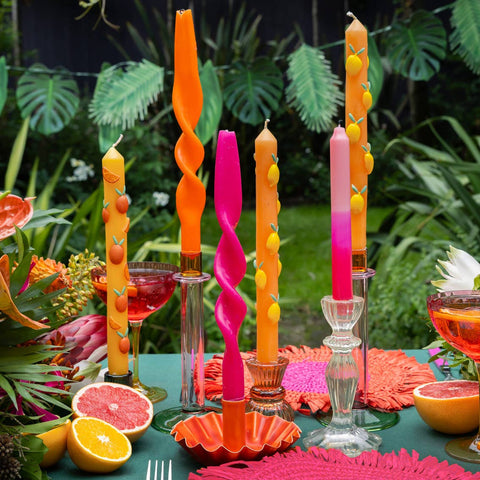 Citrus Taper Candles | 2 Pack