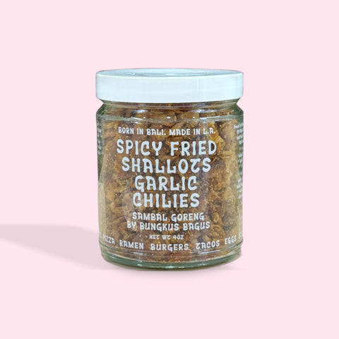 Spicy Crunchy Shallots Sambal Chili Topping
