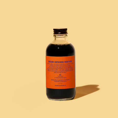 Cheeky Decaf Espresso Syrup 4oz