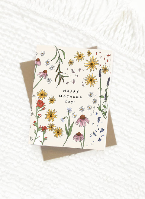 Wildflower Mother's Day Card