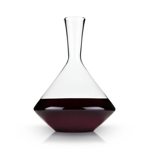 Viski Angled Crystal Wine Decanter
