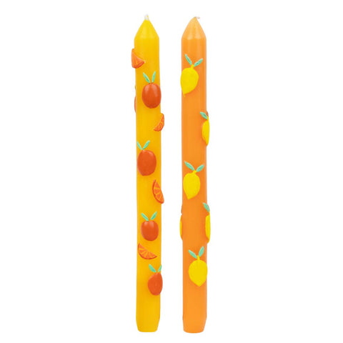 Citrus Taper Candles | 2 Pack
