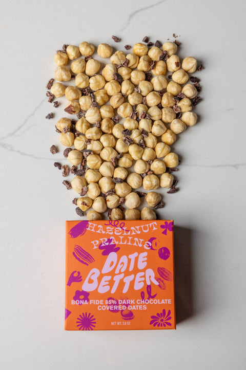 Date Better Hazelnut Praline- Chocolate covered dates