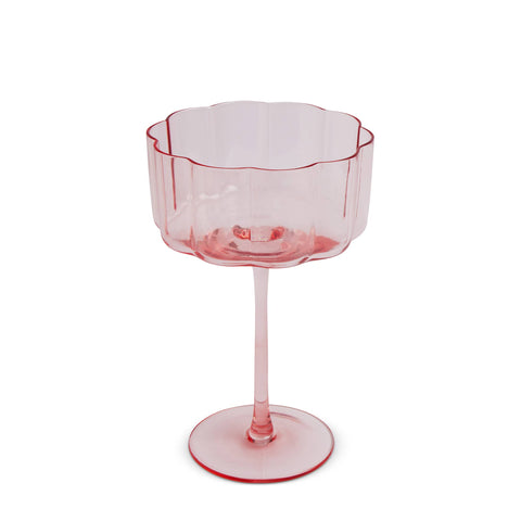 8.5oz Flower Martini Flamingo Island Coupe