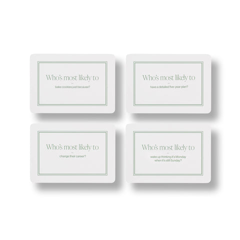 Papier Dinner Party Playing Cards - Supper Stories