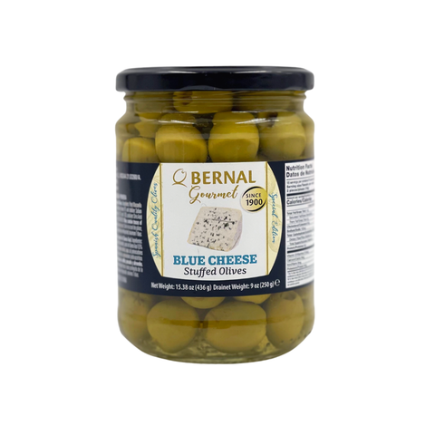 Bernal Gourmet Blue Cheese Stuffed Olives 15.4 oz (436 g)