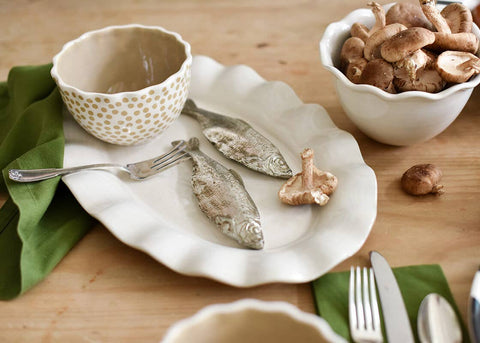 White Oval Platter