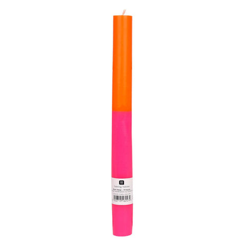 Orange & Pink Dinner Candles