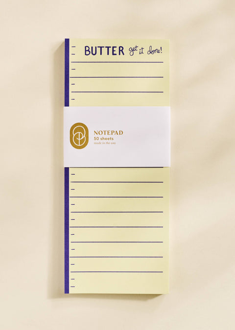 Butter Get It Done Notepad