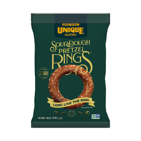 Unique Snacks Sourdough Pretzel Rings 2oz