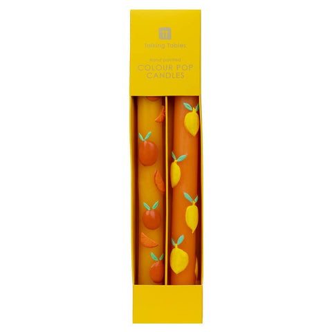 Citrus Taper Candles | 2 Pack