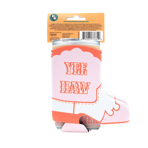 Western Cowboy Boot Slim Drink Koozie