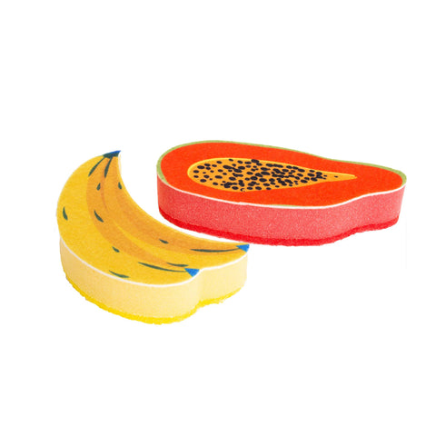 PACK OF 2 TUTTI FRUTTI KITCHEN SPONGES