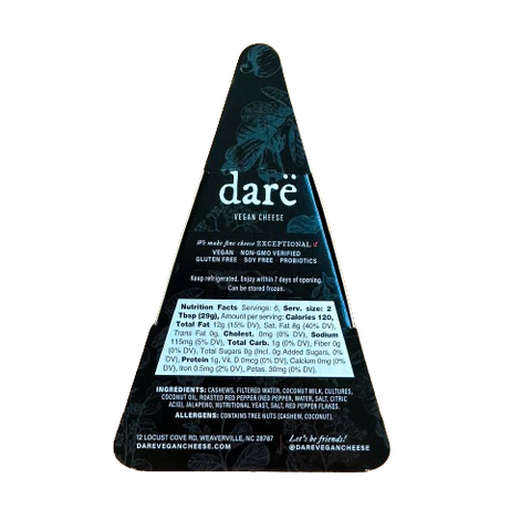 Darë Pepperjack Plant-Based Cheese Wedge