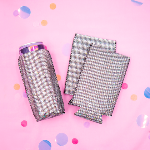 Disco Slim Drink Koozies -2 Pack