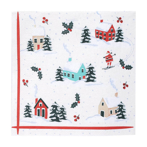Santa Christmas Paper Napkins | 20 Pack