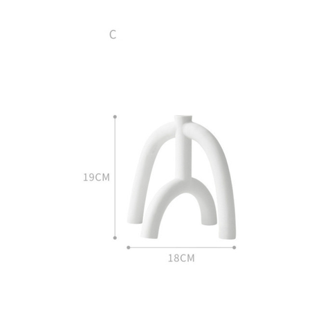 European Style Ceramic Candlestick