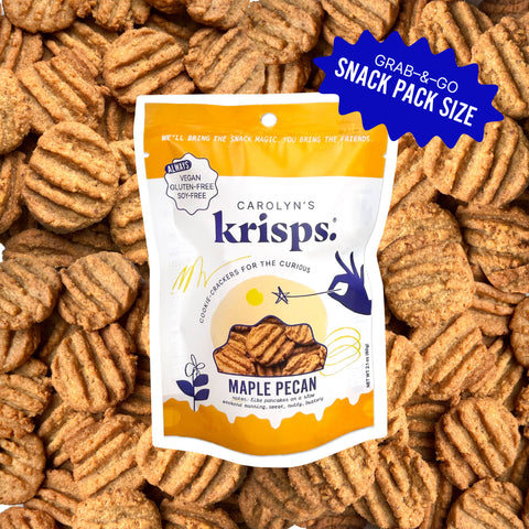 Carolyn's Crisps Snack Packs Maple Pecan Krisps Gluten-free, Vegan (2.5oz)