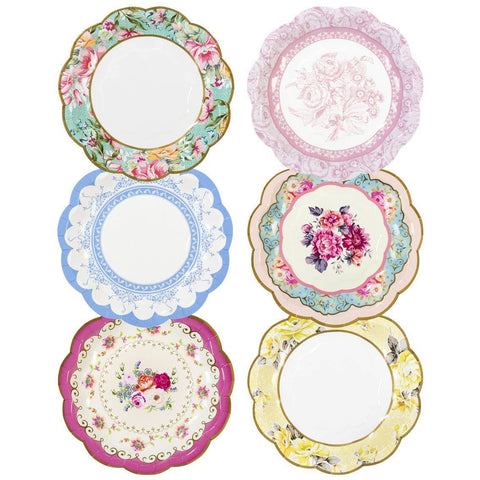 Floral Paper Plates | 12 Pack