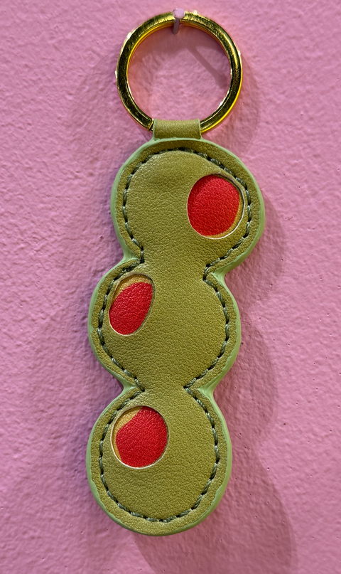 Olive Bag Charm + Keychain