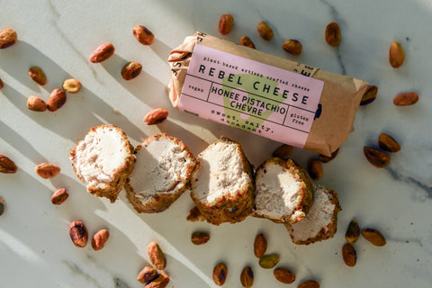 Rebel Honee Pistachio Chèvre Plant Based - 4oz