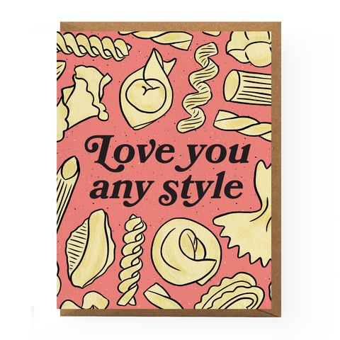 Pasta Love Card