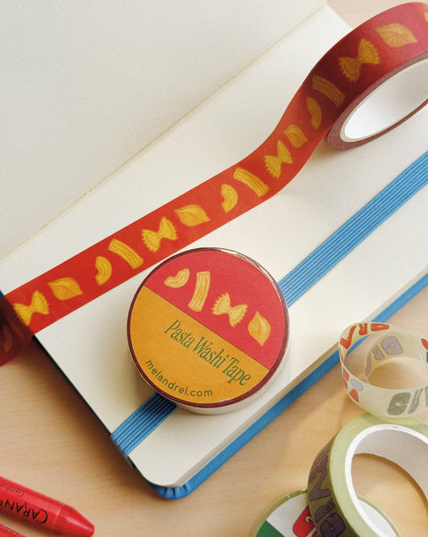 Pasta Shape Washi Tape