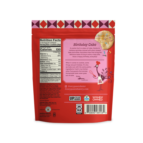 Fancypants Bakin Co. Birthday Cake Cookies (5oz)