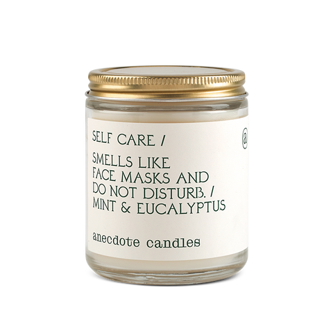 Anecdote Candles Self Care (Mint & Eucalyptus) Glass Jar Candle