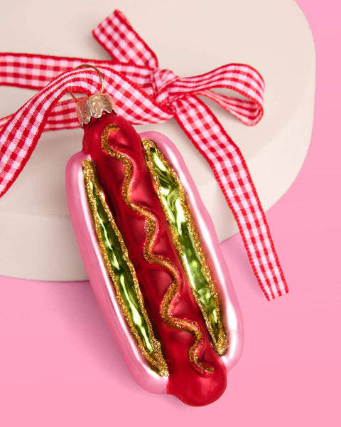 Hot Dog Ornament