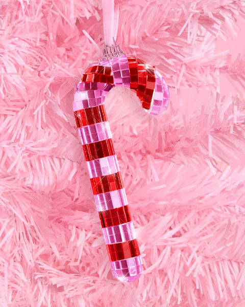 Disco Candy Cane Ornament