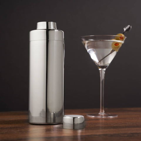Viski Harrison Element Polished Stainless Steel Cocktail Shaker