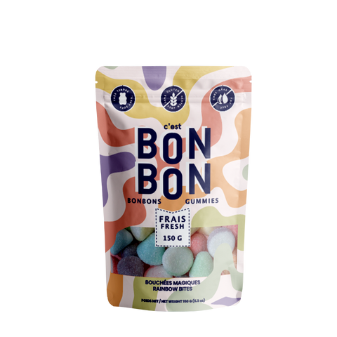 La boîte à bonbons Rainbow Bites - Gummy Candies
