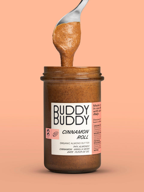 Buddy Buddy Organic Cinnamon Roll Almond Nut Butter
