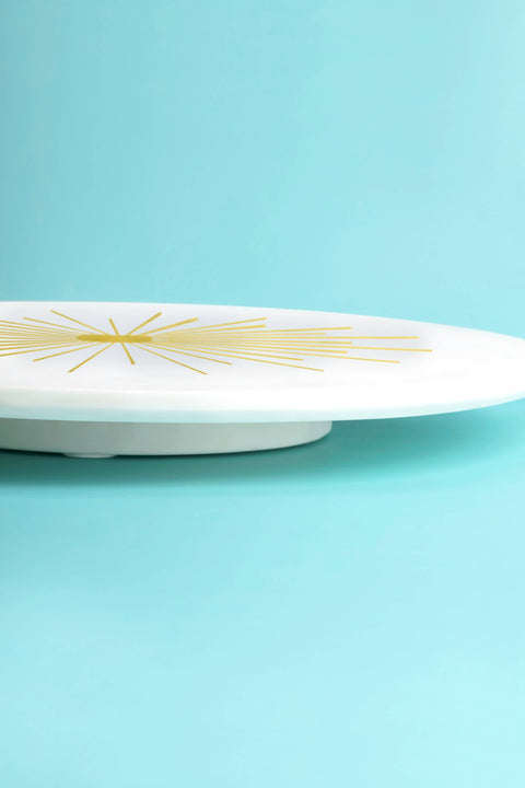 Sunshine Marble Lazy Susan - 16" D x 2" H