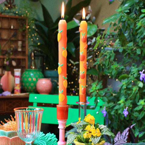 Citrus Taper Candles | 2 Pack