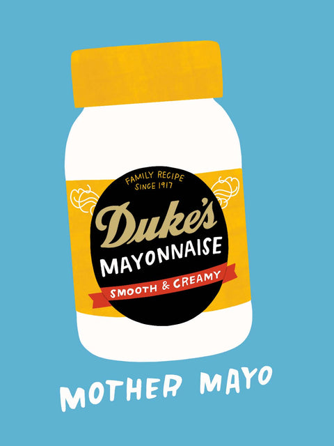 Duke's Mayonnaise Blank Card