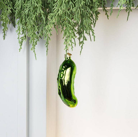 Green Dill Pickle Ornament