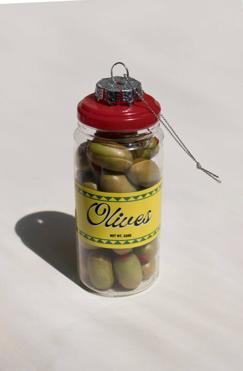 Olive Jar Cocktail Garnish Ornament