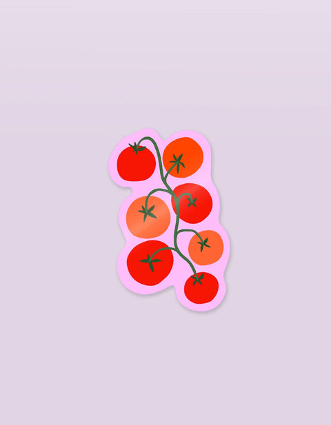 Tomato Vine Die Cut Sticker