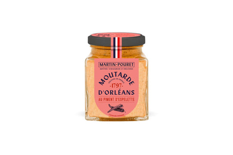 Traditional Orléans Mustard-Espelette Pepper Martin-Pouret