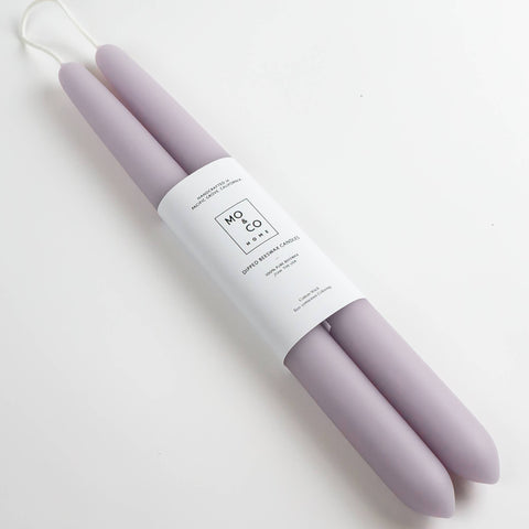 Mo&Co 10"- 100% Beeswax Dipped Candles | Lavender